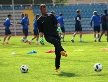 Фоторепортаж с тренировки «Окжетпеса» перед матчем с «Актобе»