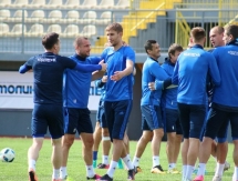 Фоторепортаж с тренировки «Окжетпеса» перед матчем с «Актобе»