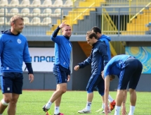 Фоторепортаж с тренировки «Окжетпеса» перед матчем с «Актобе»