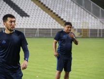 Фоторепортаж с тренировки «Ордабасы» перед матчем с «Чукарички»