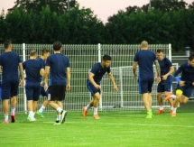 Фоторепортаж с тренировки «Ордабасы» перед матчем с «Чукарички»