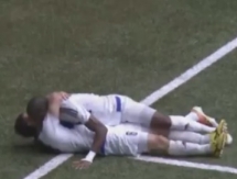 Видео второго гола Сержа Бандо Нганбе в матче Премьер-Лиги «Окжетпес» — «Акжайык»