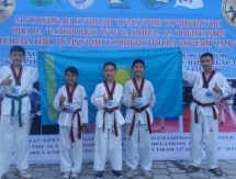 Три бронзовые медали завоевали спортсмены из Актау на международном турнире по тхэквондо в Таджикистане