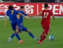 Китай и Казахстан в первом тайме голов не забили 