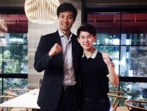Тен встретился с Олимпийским чемпионом по таеквондо в Южной Корее