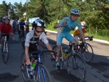 В СКО прошла велогонка в поддержку участников Олимпиады в Рио