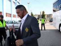 Видео приезда «Кайрата» на стадион в Дурресе