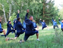 Фоторепортаж с тренировки «Окжетпеса»