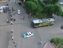 Видео приезда «Кайрата» на стадион «Центральный»