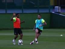 Видео с предыгровой тренировки «Кайрата» 