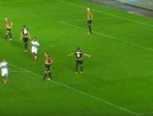 Видео гола Бенаюна в матче Лиги Европы «Кaйрат» — «Мaккаби» 1:1