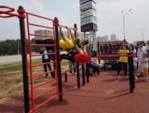 НОК РК открыл в Актобе спортплощадку