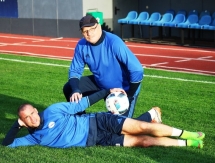 Фоторепортаж с тренировки «Окжетпеса»