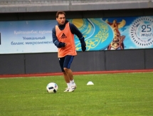 Фоторепортаж с тренировки «Окжетпеса»