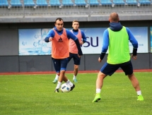 Фоторепортаж с тренировки «Окжетпеса»