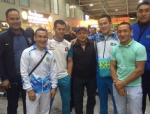 Сборная Казахстана по греко-римской борьбе вылетела в Бразилию