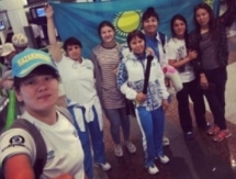 Женская сборная Казахстана по борьбе улетела в Бразилию