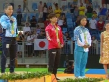 Видео церемонии награждения бронзового призера Олимпиады-2016 Галбадрах