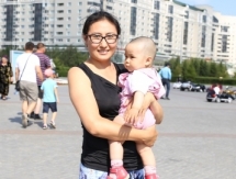 Жители и гости столицы пожелали победы казахстанским спортсменам в Рио