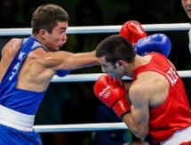 Фото с боксерского поединка Олимпиады-2016 Ералиев — Чалабиев