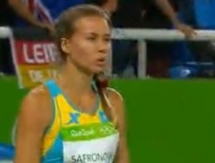 Видео забега легкоатлетки Сафроновой первого раунда стометровки Олимпиады-2016