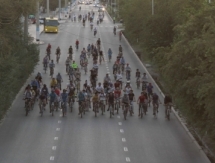 В Атырау прошел велопробег в честь дня рождения Рахимова