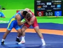 Видео схватки борца Тыналиева против Поппа на Олимпиаде-2016