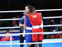 Фото боксерского поединка финала Олимпиады-2016 Ниязымбетов — Ла Крус