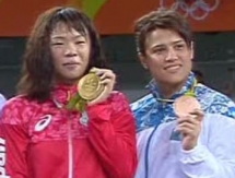 Видео церемонии награждения бронзовой призерки Олимпиады-2016 Ларионовой