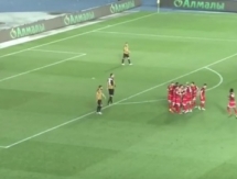 Видео гола Щеткина в матче Премьер-Лиги «Кайрат» — «Актобе» 