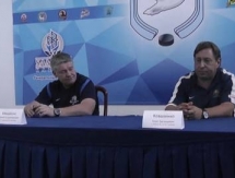 Видео послематчевой пресс-конференции игры Кубка Казахстана «Номад» — «Алтай-Торпедо» 8:4