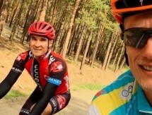 Сапиев поддержал благотворительный велопробег