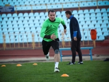 Фоторепортаж с тренировки «Атырау» в Караганде 