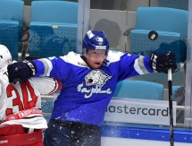 Фоторепортаж с матча КХЛ «Барыс» — «Автомобилист» 3:4