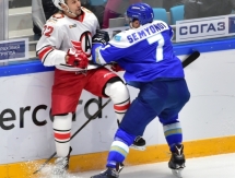 Фоторепортаж с матча КХЛ «Барыс» — «Автомобилист» 3:4