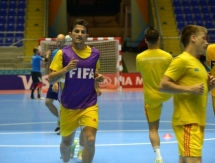 Фоторепортаж с официальной тренировки сборной Казахстана