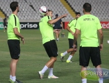 Фоторепортаж с предыгровой тренировки АПОЭЛа