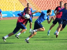 Фоторепортаж с тренировки «Окжетпеса»