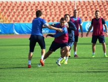 Фоторепортаж с тренировки «Окжетпеса»