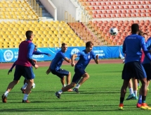 Фоторепортаж с тренировки «Окжетпеса»