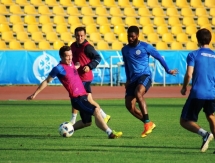 Фоторепортаж с тренировки «Окжетпеса»