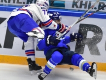 Фоторепортаж с матча КХЛ «Барыс» — СКА 3:5