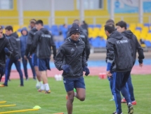 Фоторепортаж с тренировки «Астаны» в Актобе