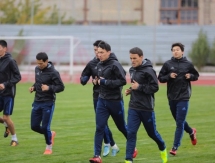 Фоторепортаж с тренировки «Астаны» в Актобе