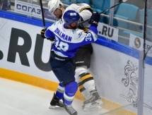 Фоторепортаж с матча КХЛ «Барыс» — «Северсталь» 2:1