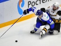 Фоторепортаж с матча КХЛ «Барыс» — «Северсталь» 2:1