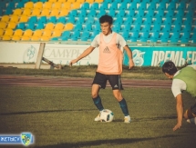 Фоторепортаж с тренировки «Жетысу» перед матчем с «Тоболом»