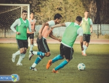 Фоторепортаж с тренировки «Жетысу» перед матчем с «Тоболом»