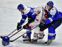 Фоторепортаж с матча МХЛ «Снежные Барсы» — «Омские Ястребы» 4:5 Б 