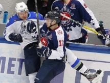 Фоторепортаж с матча КХЛ «Торпедо» — «Барыс» 3:2 ОТ